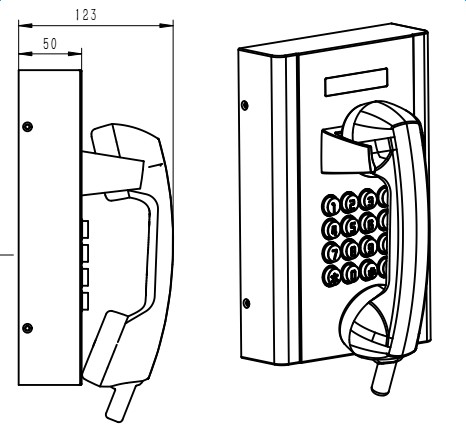 OEM Robusteのホック スイッチ電話2
