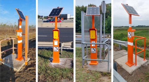 最新の企業ニュース 4G太陽光発電の緊急電話:ハンガリーM7高速道路の安全性を向上させる