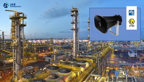 最新の企業ニュース JREX-HSA 危険環境用爆発防弾スピーカー ATEX IECEx 認証