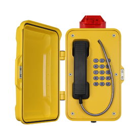 良い価格 耐水性ヘビーデューティーアナログ電話、耐候性、フラッシュランプ付き オンライン