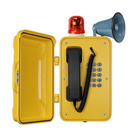 良い価格 IP67標識および点滅ランプが付いている頑丈な産業放送電話 オンライン