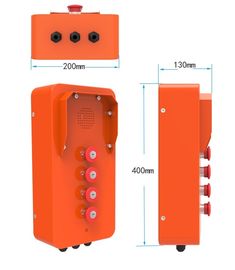手は船のための屋外のVoipの電話反破壊者の海洋の通話装置を放します
