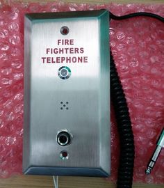 耐候性がある産業アナログの電話、消火活動の電話システム