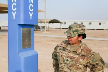 良い価格 安全軍用基地/キャンパスのための耐衝撃性の非常電話タワー オンライン