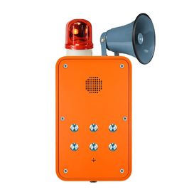 良い価格 耐候性がある手は点滅標識および金属の拡声器が付いている電話を放します オンライン