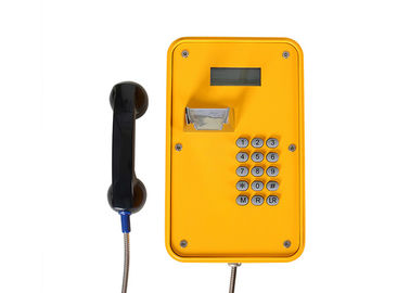 良い価格 標準的なキーパッドの屋外の産業電話、LED表示が付いているIP67 VOIP/SIPの電話 オンライン