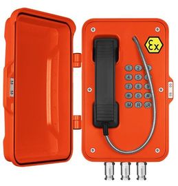 鋳造アルミの音声通信のための耐圧防爆VoIPの電話IP66-IP67は死にます