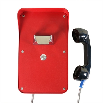 IP65 SIPのオート ダイヤル緊急の電話65VDCは鋼鉄を冷間圧延した
