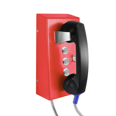 良い価格 三つのスピードダイヤルボタン付き耐破壊電話機 刑務所/病院/空港向け緊急通話用 オンライン